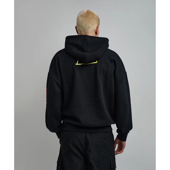 Reason Basquiat Hoodie Men’s Large Black White Evil Thoughts Graphic - Picture 12 of 16